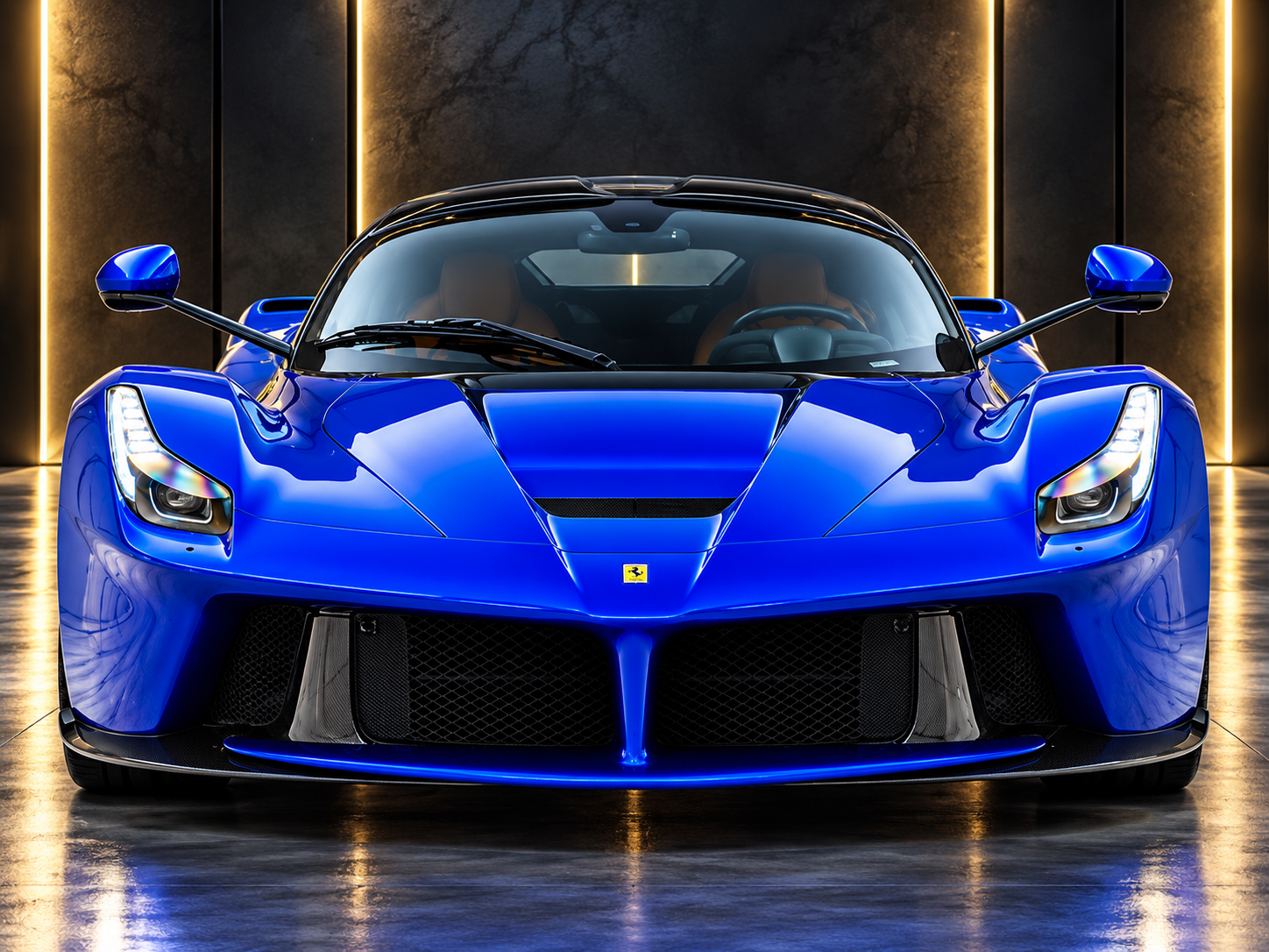 Ferrari LaFerrari in Blu Elettrico — historic automotive colour reference for Blue Nova designation 66118